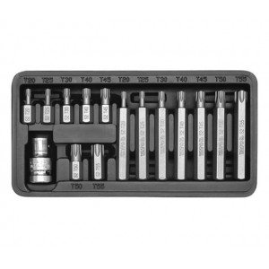 Sada bitů 15 ks TORX box YATO YT-0411