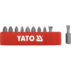 Sada bitů 1/4" 25 mm 10 ks YATO YT-0482