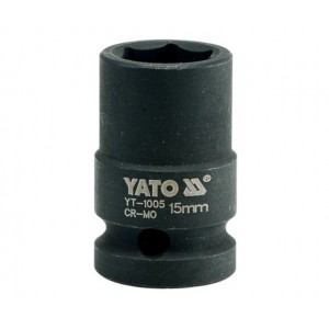 Nástavec 1/2" rázový šestihranný 15 mm CrMo YATO YT-1005