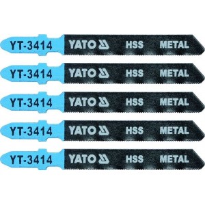 List pilový do přímočaré pily na kov typ T 32TPI sada 5 ks YATO YT-3414