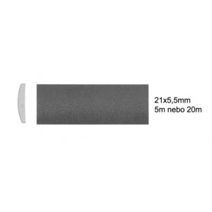 Samolepicí ochranná lišta černá 23x5,5mm 5m