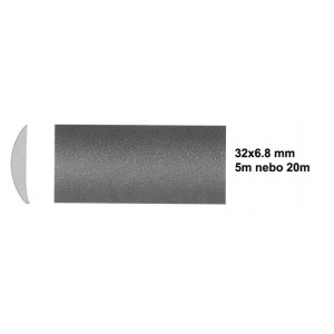 Samolepicí ochranná lišta černá 32x6,8mm 5m