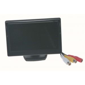 LCD monitor 5" černý na palubní desku