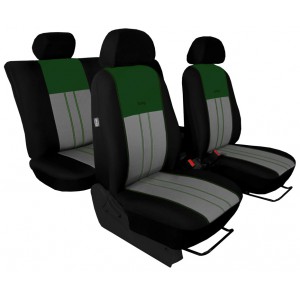 Autopotahy Škoda Octavia I, Tuning Duo, dělené zadní sedadla, zelenošedé