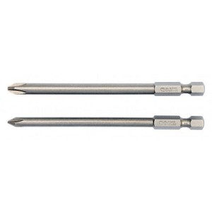 Sada bitů 1/4" 2 ks křížové L＝100 mm PH1, PH2 YATO YT-0488