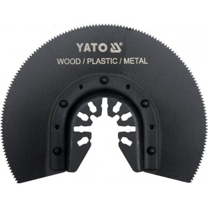 Segmentový pilový list pro multifunkci HSS, 88mm (dřevo, plast, kov) YATO YT-34680