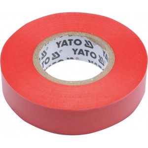 Izolační páska elektrikářská PVC 15mm / 20m červená YATO YT-81592