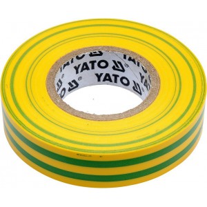 Izolační páska elektrikářská PVC 15mm / 20m žlutozelená YATO YT-81593