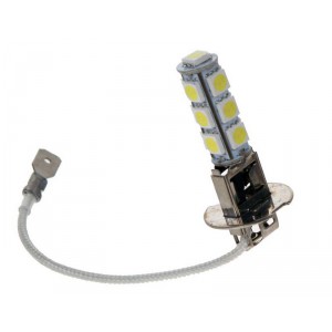 LED žárovka 12V s paticí H3, 13LED/3SMD