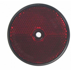 Zadní (červený) odrazový element - kolečko pr.60mm