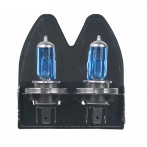 Halogen. žárovka 12V s paticí H4, Blue white 4300K   100W