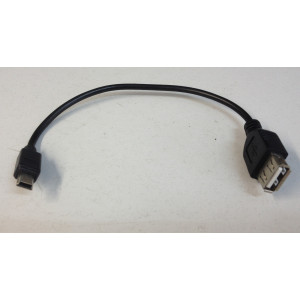 Propojovací kabel s konektorem USB mini A zástrčka / USB A zásuvka