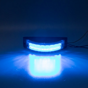 Výstražné LED světlo vnější modré 12V-24V