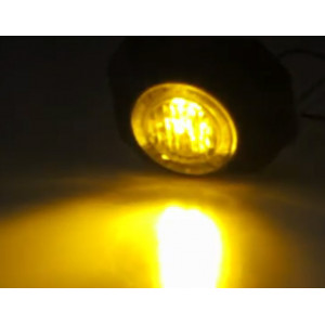 PROFI výstražné LED světlo vnější 12V-24V oranžové