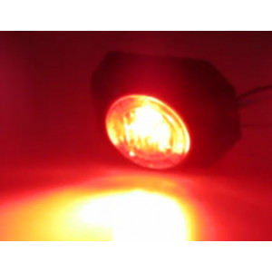 PROFI výstražné LED světlo vnější 12V-24V červené