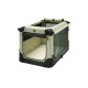 Přepravka pro psa skládací Maelson Soft Kennel 92x64x64cm černo béžová