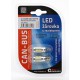 LED žárovka T10 12V bílá CAN-BUS ready Compass 33821