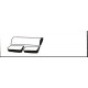 Autopotahy FORD RANGER, půlená zadní lavice, od r. 2007, AUTHENTIC PREMIUM Matrix šedý