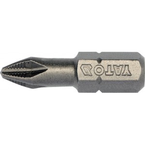 Bit křížový 1/4" PH2 x 25 mm 10 ks YATO YT-04752