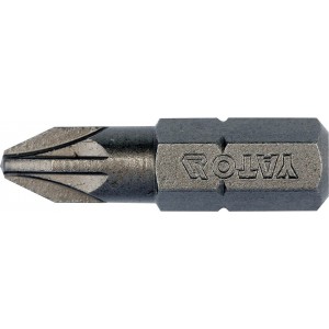 Bit křížový 1/4" PZ2x 25 mm 10 ks S2 YATO YT-78135