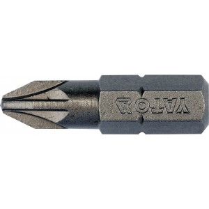 Bit křížový 1/4" PZ2x 25 mm 10 ks S2 YATO YT-78135