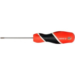 Šroubovák křížový PH0 x 100 mm magnetický S2 YATO YT-25921