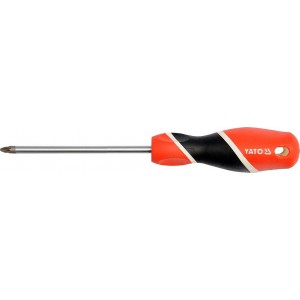 Šroubovák křížový PZ2 x 100 mm magnetický S2 YATO YT-25942