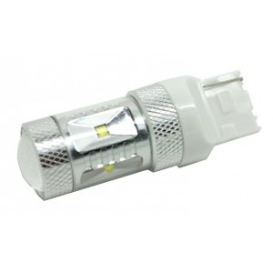 CREE LED T20 (7443) 12-24V, 30W (6x5W) bílá