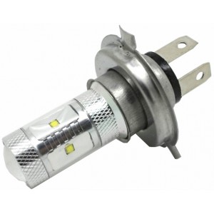CREE LED H4 12-24V, 30W (6x5W) bílá