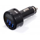 CL nabíječka USB + voltmetr + teploměr Compass 07427