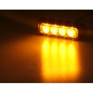 PREDATOR 4x3W LED, 12-24V, oranžový, ECE R65 kf004E3W