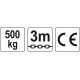 Zvedák řetězový 0,5t YATO YT-58950