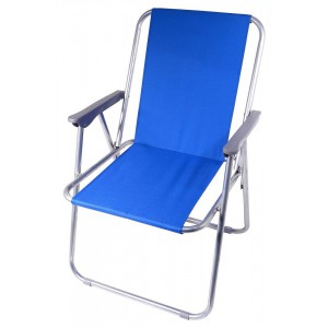 Židle kempingová skládací BERN modrá Cattara 13455