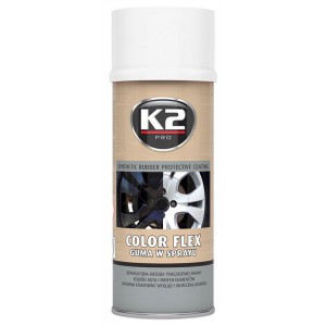 K2 COLOR FLEX 400 ml bílý kaučuk ve spreji