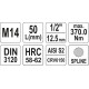 Nástavec  1/2" bit vícezubý M14 YATO YT-04345