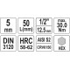 Nástavec  1/2" bit Imbus H5 YATO YT-04381