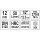 Nástavec  1/2" bit Imbus H12 YATO YT-04386