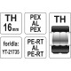 Náhradní čelisti k lisovacím kleštím YT-21735 typ TH 16mm