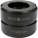 Náhradní čelisti k lisovacím kleštím YT-21735 typ TH 20mm