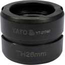 Náhradní čelisti k lisovacím kleštím YT-21735 typ TH 26mm