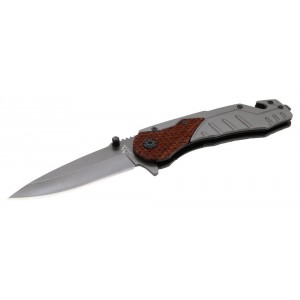 Nůž skládací WOOD s pojistkou 21cm Cattara 13226