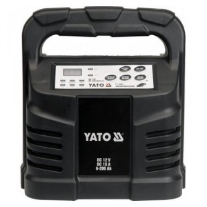 Nabíječka autobaterií 12V 15A GEL procesorová YATO YT-8303