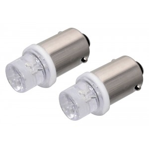 Žárovka 1LED 12V Ba9s bílá 2ks Compass 33749