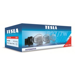 Autožárovka P27/7W 12V W2.5x16q TESLA B77301