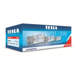 Autožárovka 12W W21/5W W3x16q TESLA B62401