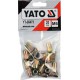 Nýtovací matice ocelová M6 20ks YATO YT-36473