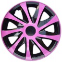 Poklice na kola DRACO CS BLACK/PINK 16"