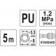 Hadice vzduchová spirální PU 5,5x8mm 5m YATO YT-24201