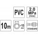 Hadice vzduchová PVC 10mm 10m YATO YT-24224