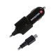 Auto nabíječka CL micro USB, 12V-24V, 5V, 1000mA, nabíjení telefonů a GPS, černá, micro USB kabel, SWISSTEN